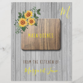 Divisor organizador da receita de fazenda rústica