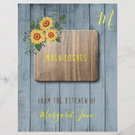 Divisor organizador de receitas de países rústicos