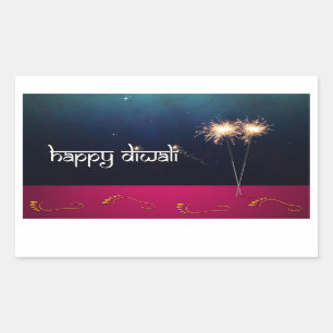 Diwali feliz Sparkling - etiqueta