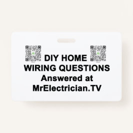 DIY HOME WIRING QUESTIONA Sr. Crachá eletricista