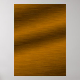 DIY Poster with Brushed Copper Background Art