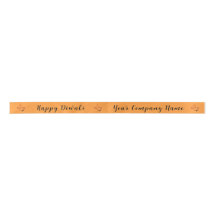 Diya Diwali Personalizada Enrolando Satin Ribbon