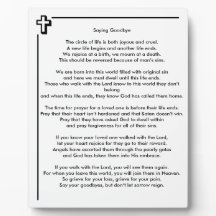 Dizendo adeus 8x10 Tabletop Placa de Foto