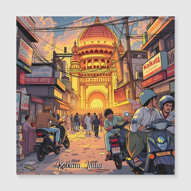 Dizendo Alô da Índia | Kolkata (Frente)