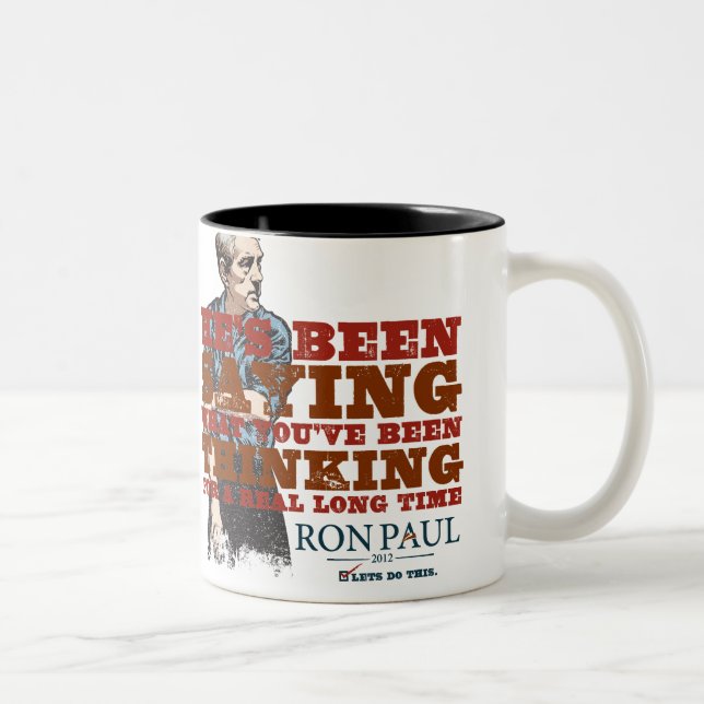 Dizendo o que você está pensando a caneca (Direita)