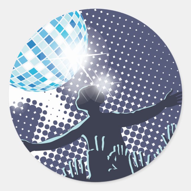 DJ Executando Adesivos (Frente)