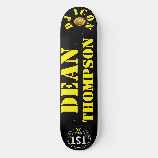 DJ ICON DEAN THOMPSON 8, 1/2", skateboard Deck (Frente)