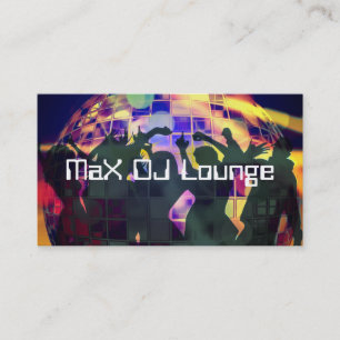 DJ Lounge Bar Club Cartão de visita