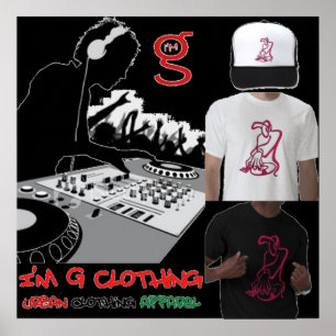DJ Poster do I'm G Clothing