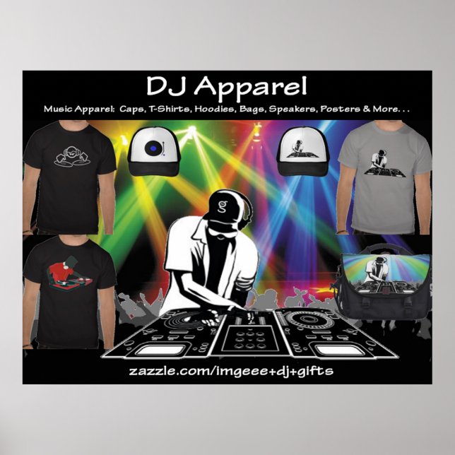 DJ Roupa Poster do I'm G Clothing (Frente)