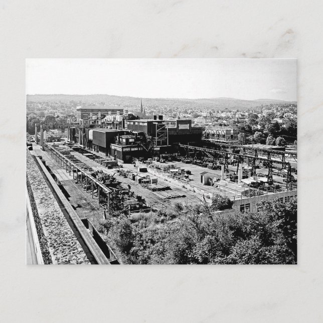 DL & W RR Foundry Scranton Pa. Cartão Postal (Frente)