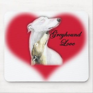Do "arte Mousepad do cão do amor galgo"