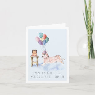 Do Cachorro Cartão de Aniversário de Corgi Fofo