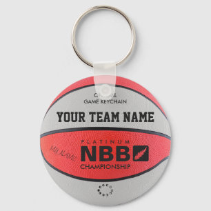 Do CHAVEIRO OFICIAL do JOGO do BASQUETEBOL branco