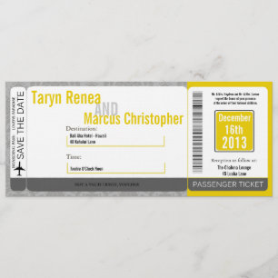 Do convite de linho do casamento da passagem de