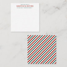 Do Gabinete dos Elfos de Papai Noel Cartão de Nota