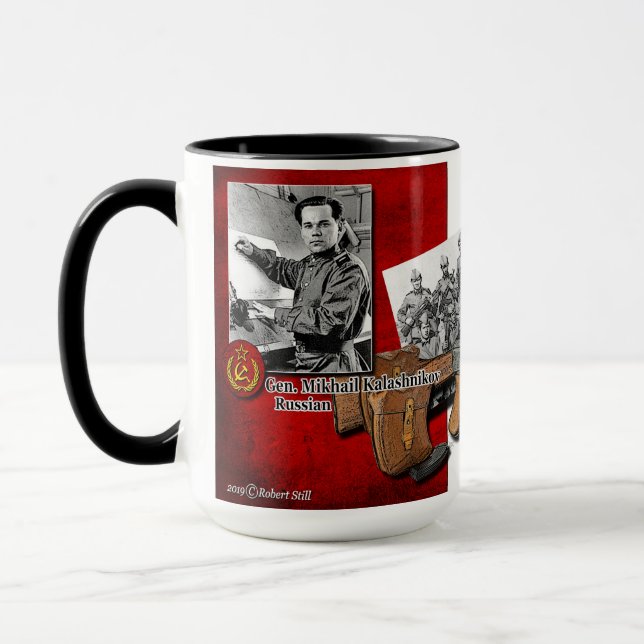 Do Kalashnikov de AK47 da metralhadora caneca 1949 (Esquerda)