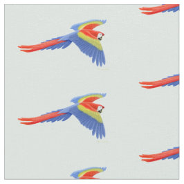 Do Macaw do vôo escarlate do tecido do papagaio