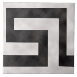 ~ do meandro preto e branco