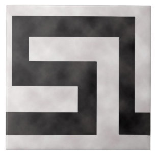 ~ do meandro preto e branco