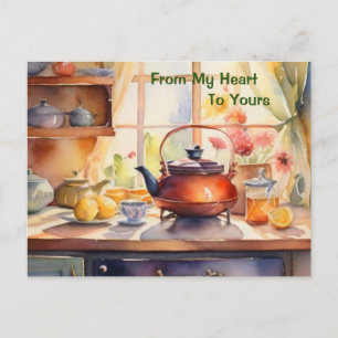 Do Meu Coração Belo Cartão de Férias Domésticas