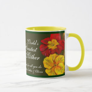 Do mundo floral da arte do Primula caneca da mãe 