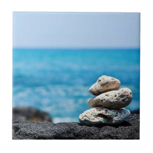 Do oceano coral de Havaí da rocha da lava praia