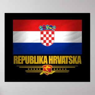Do "posters & impressões do orgulho Croat"