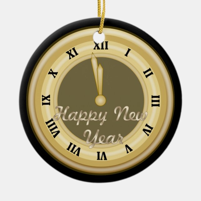 Do pulso de disparo o ano novo do ornamento do (Frente)