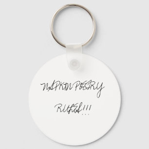DO "REGRAS DA POESIA GUARDANAPO!!!" Chaveiro
