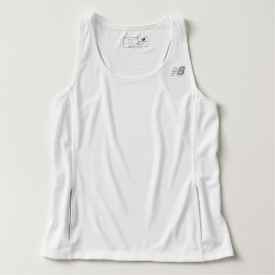 Regata New Balance Tempo Running Masculina, Branco