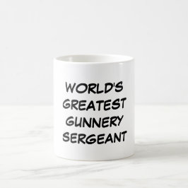Do "sargento de Gunnery" caneca mundo o grande