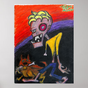 "Do seu Zed" um poster do cão &