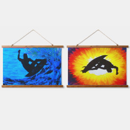 Do sol ao surf, Madeira derrubada tapeçaria de par