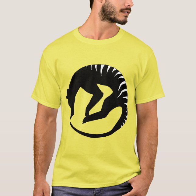 Do Thylacine camisa viva do logotipo ainda (Frente)