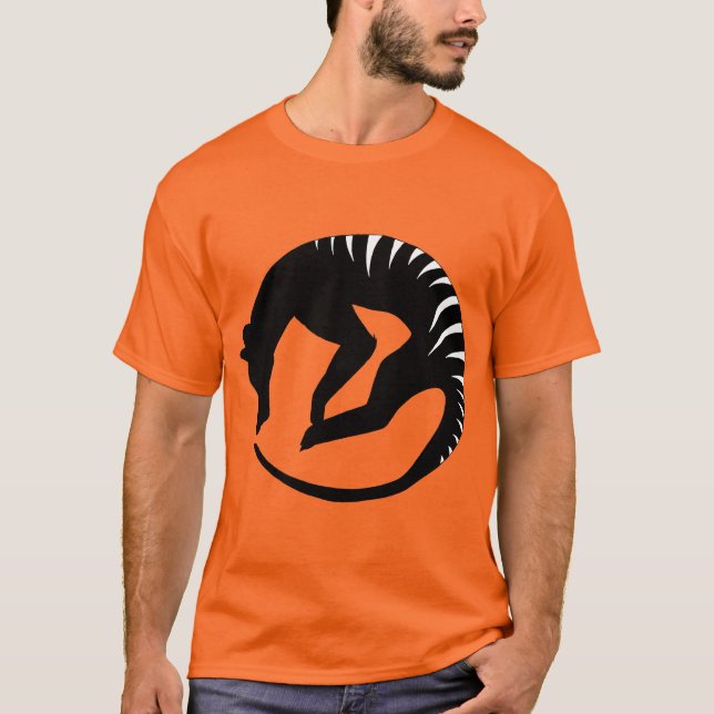 Do Thylacine camisa viva do logotipo ainda (Frente)