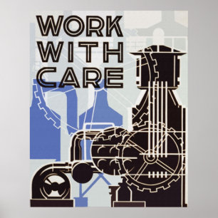 Do trabalho poster com cuidado