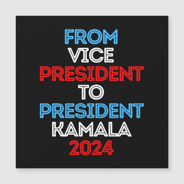 Do Vice-Presidente Ao Presidente Kamala 2024 VP Ka (Frente)
