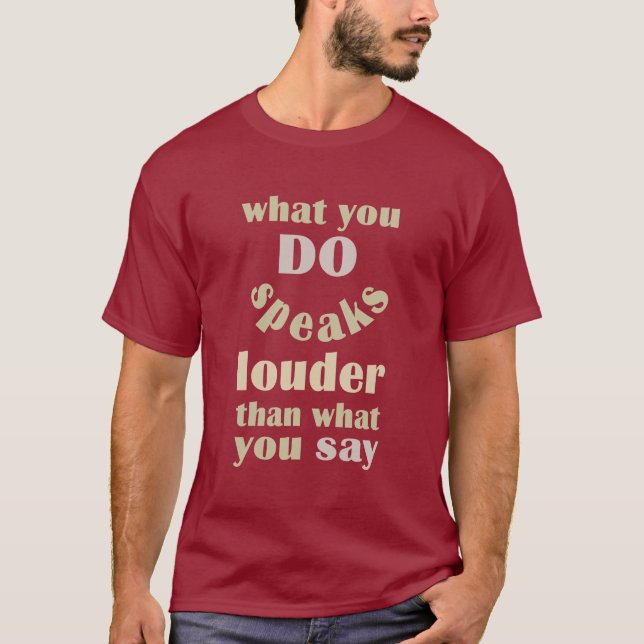 Do vs. Diga camisas e jaquetas (Frente)