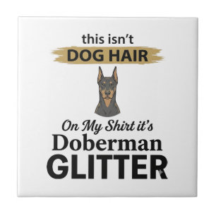 Doberman Brilho Amante de Cão Engraçado Design Vin