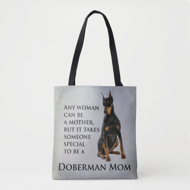 Doberman Mãe Bolsa (Frente)