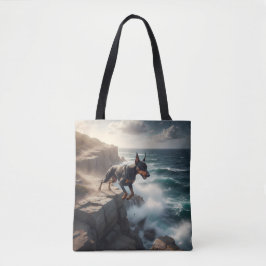 Doberman Pinscher Elegante Tote Bag
