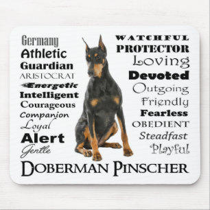 Doberman Traits Mousepad