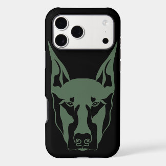 Doberman verde militar