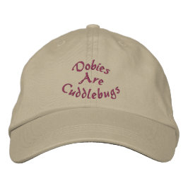 Dobies é boné bordado bonito de Cuddlebugs