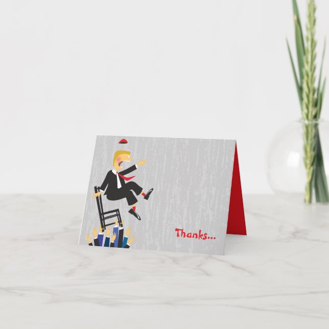 Dobrar o cartões de agradecimentos (Frente)