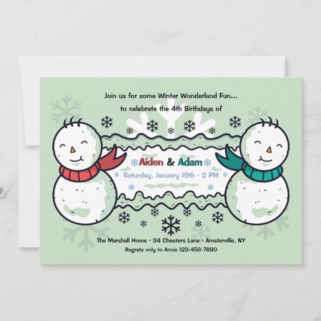 Dobre o Convite de aniversário Divertido (Frente)