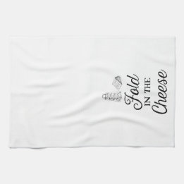 Dobro na toalha da cozinha do queijo