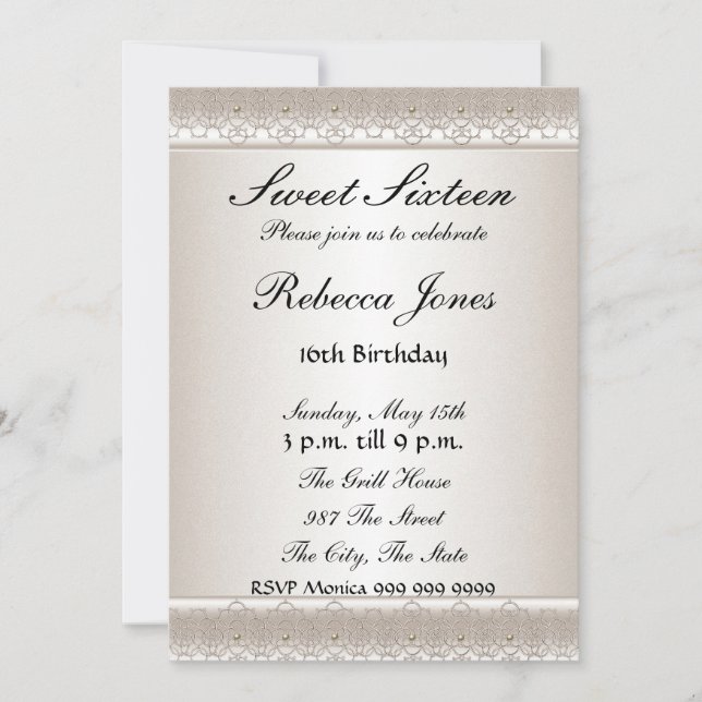 Doce 16 16 Convite (Frente)