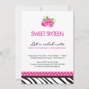 Doce 16 Convites de festas